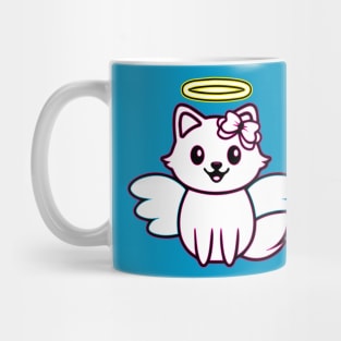 cute angel cat , cat mom angel, perfect gift for birthday , mothers day ..., cat mom angel Mug